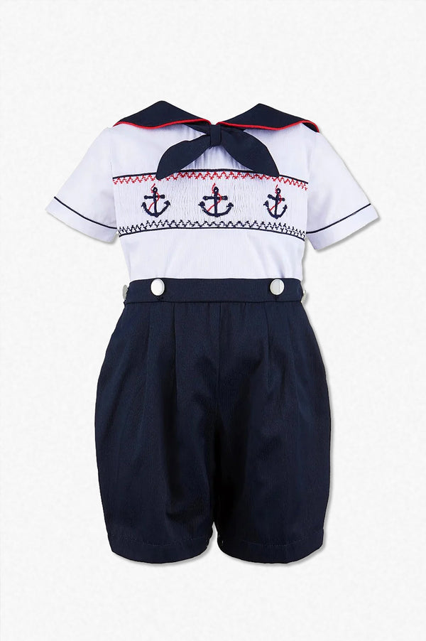 20021-Smocked Anchors Nautical Bobby Suit