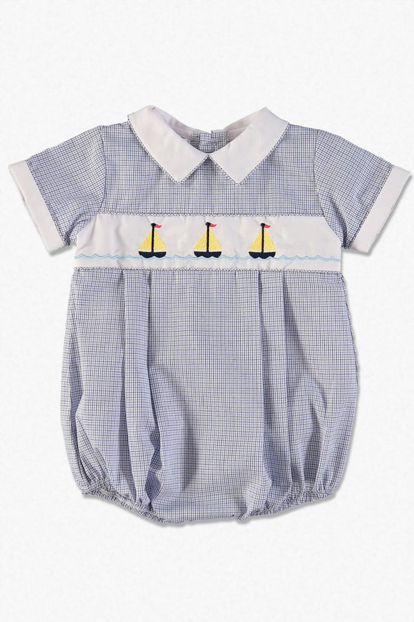 Freedom Boats Baby Boy Bubble Romper