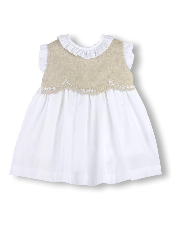 Pretty Peasant Baby Girl Dress 