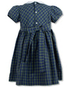 Green Yellow Plaid Baby & Toddler Dress with Bow 2