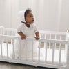 Hand Smocked Cross Bullion Christening Baby Girl Gown with Bonnet 4 - Imagewear