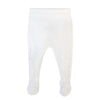Off White Baby Boy Special Occasion 2 Piece Knit Leaf Outfit 4