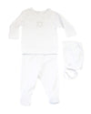 Special Occasion White 3 Piece Legging Bris Outfit