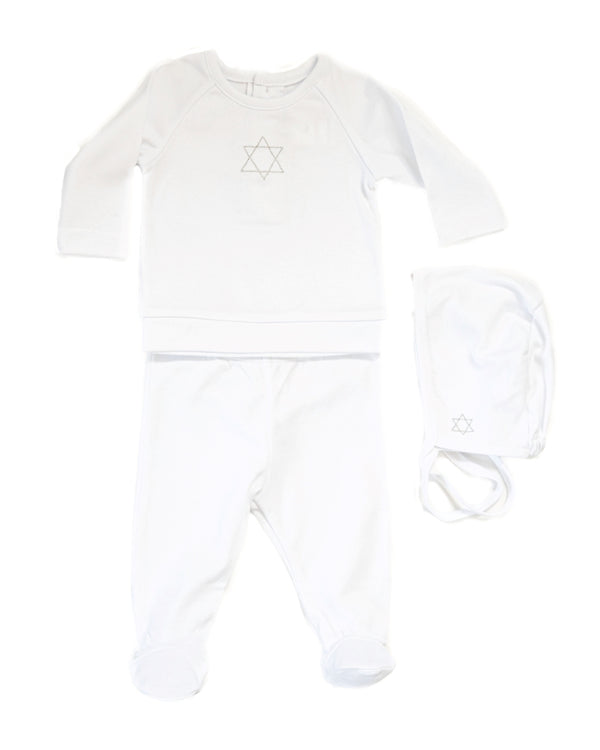 Special Occasion White 3 Piece Legging Bris Outfit