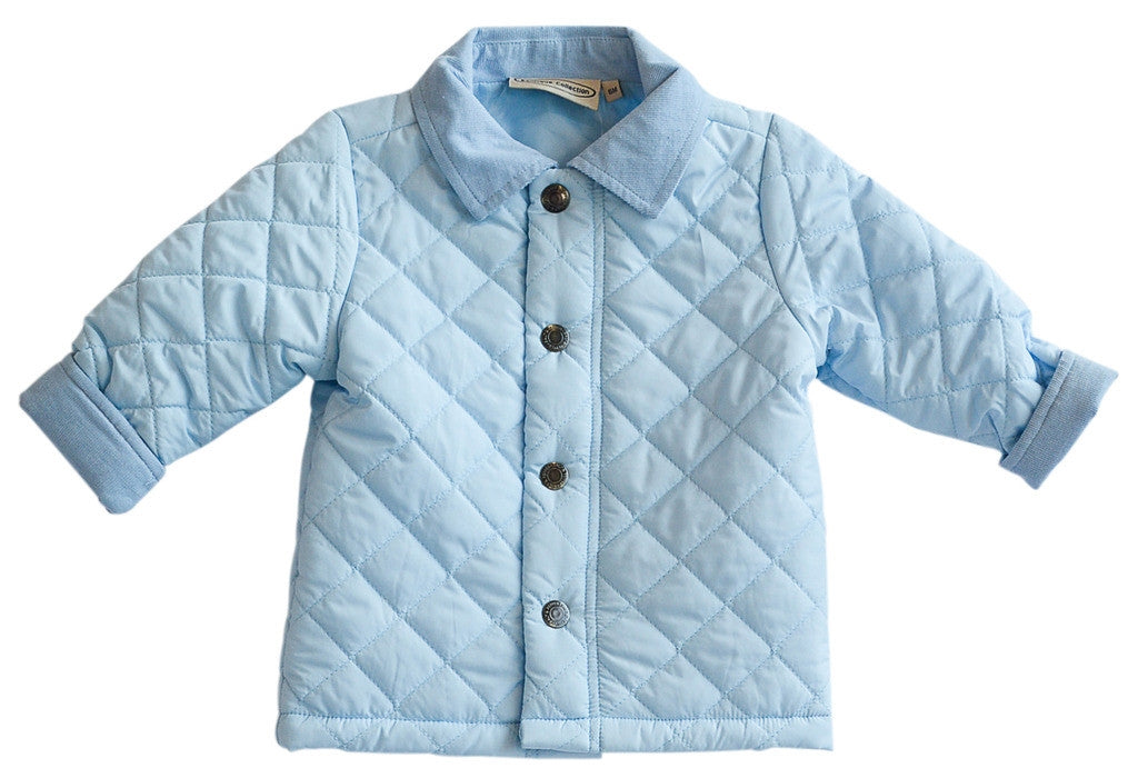 Wholesale Baby & Toddler Quilted Jacket Blue - Imagewear