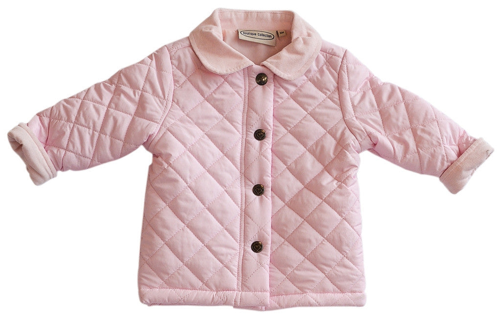 Wholesale Baby & Toddler Quilted Jacket Pink - Imagewear