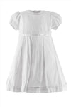 Wholesale Classy Pique Girl Dress (Baby & Toddler) White 2 - Imagewear