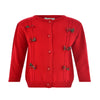 Wholesale Red Knitted Baby Girl Christmas Sweater 2