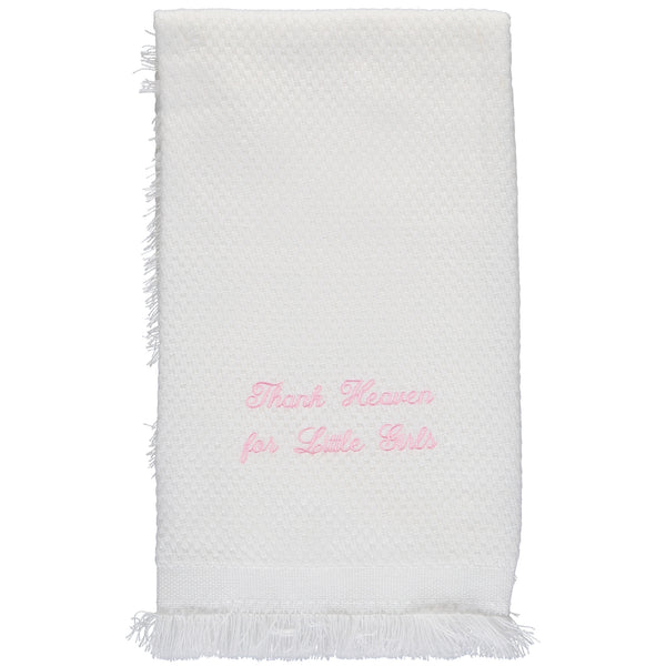  Julius Berger Thank Heaven For Little Girls Blanket, , Carriage Boutique, Imagewear 