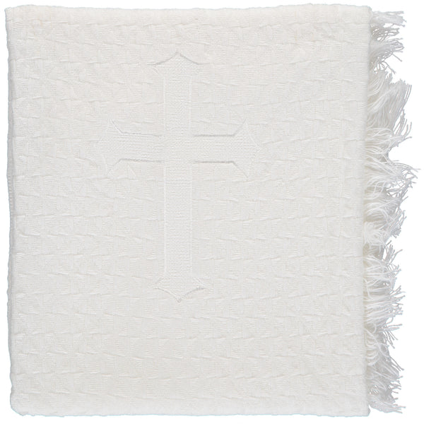  Julius Berger Center Cross Blanket, , Carriage Boutique, Imagewear 