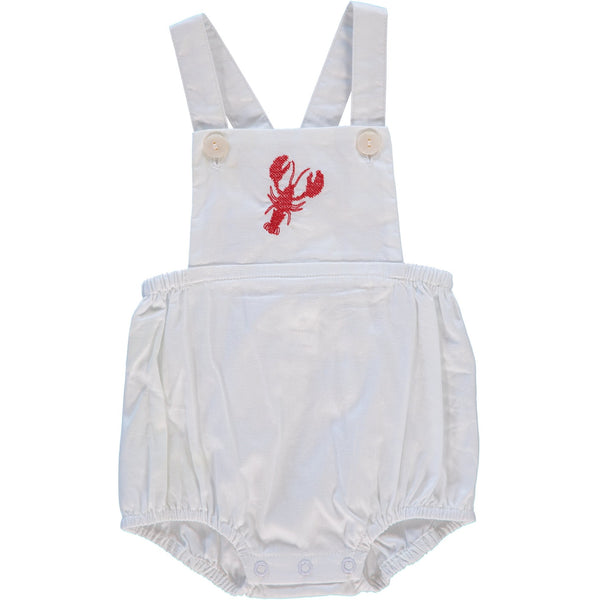 Kickin Crawfish Creeper- White, , Carriage Boutique, Imagewear