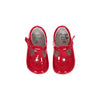 Leather Crib Shoes Red, , Carriage Boutique, Imagewear