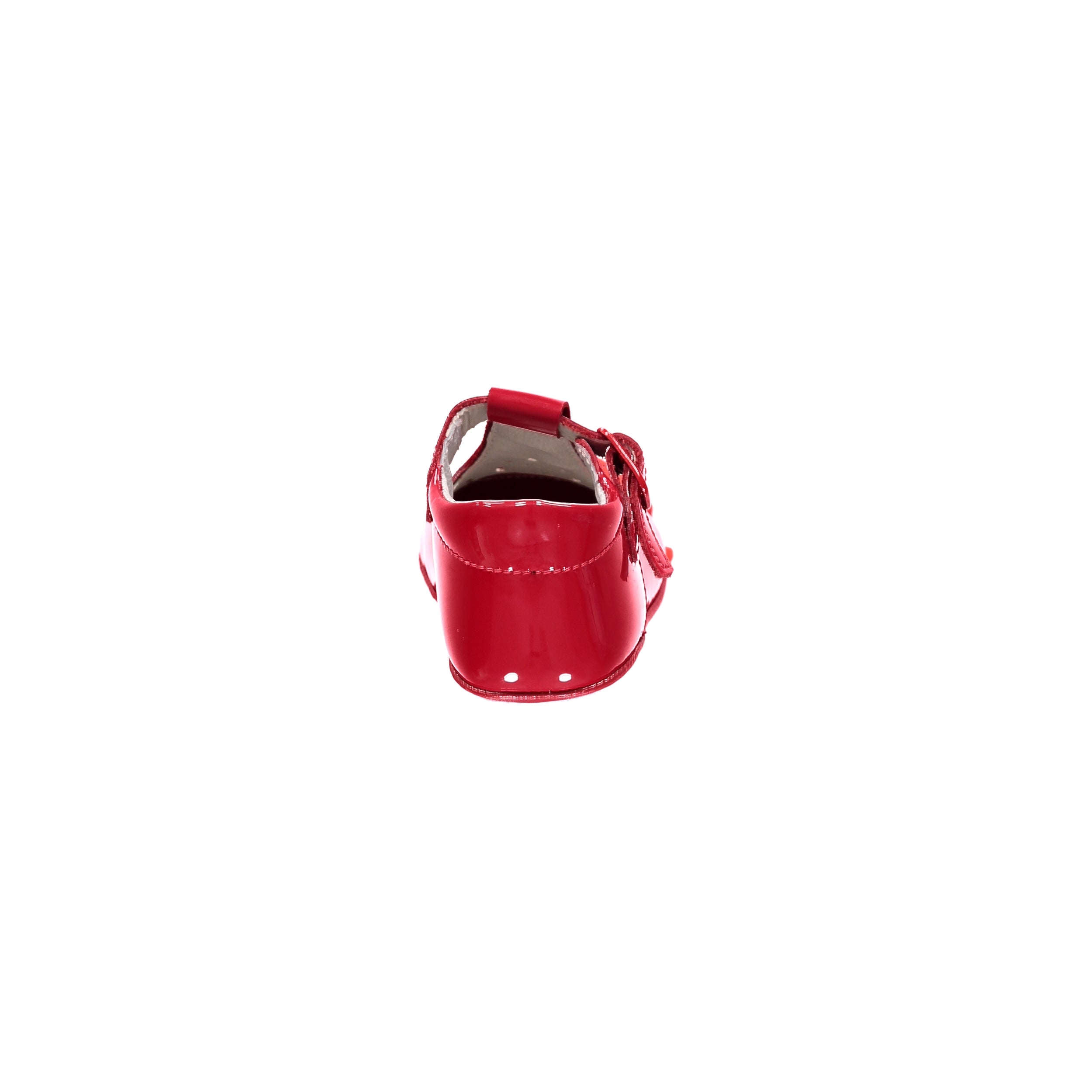Leather Crib Shoes Red, , Carriage Boutique, Imagewear