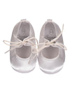 Satin White Crib Shoe, , Imagewear, Imagewear