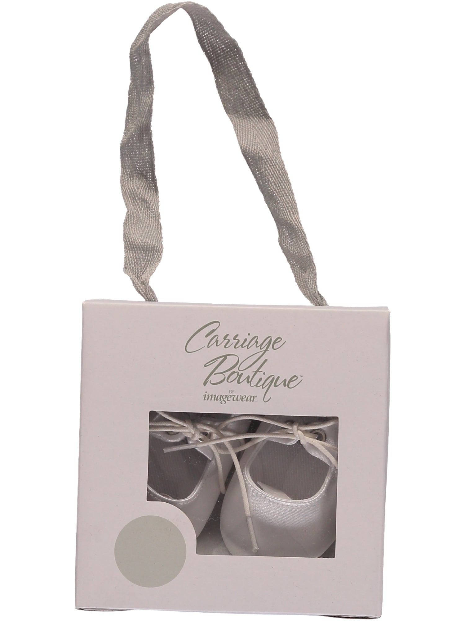 Satin White Crib Shoe, , Imagewear, Imagewear