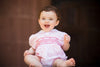 Ditzy Flowers Pink Baby Girl Bubble 2 - Imagewear