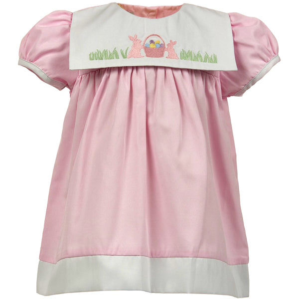 Easter Shadow Baby Girl Bib Dress - Imagewear