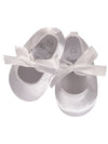 Satin White Crib Shoe- Ribbon, , Imagewear, Imagewear 4