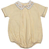 Ducks Collar Baby Boy Bubble Romper- Imagewear