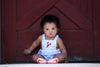 Kickin Crawfish Creeper- White, , Carriage Boutique, Imagewear
