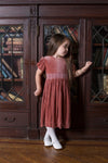 Pearl Party Velvet Baby & Toddler Short Sleeve Dress 2