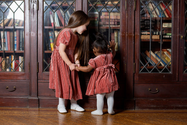 Pearl Party Velvet Baby & Toddler Short Sleeve Dress 4