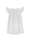Smocked Star Bishop Off White Baby Girl Dres 4