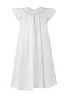 Smocked Star Bishop Off White Baby Girl Dres 5