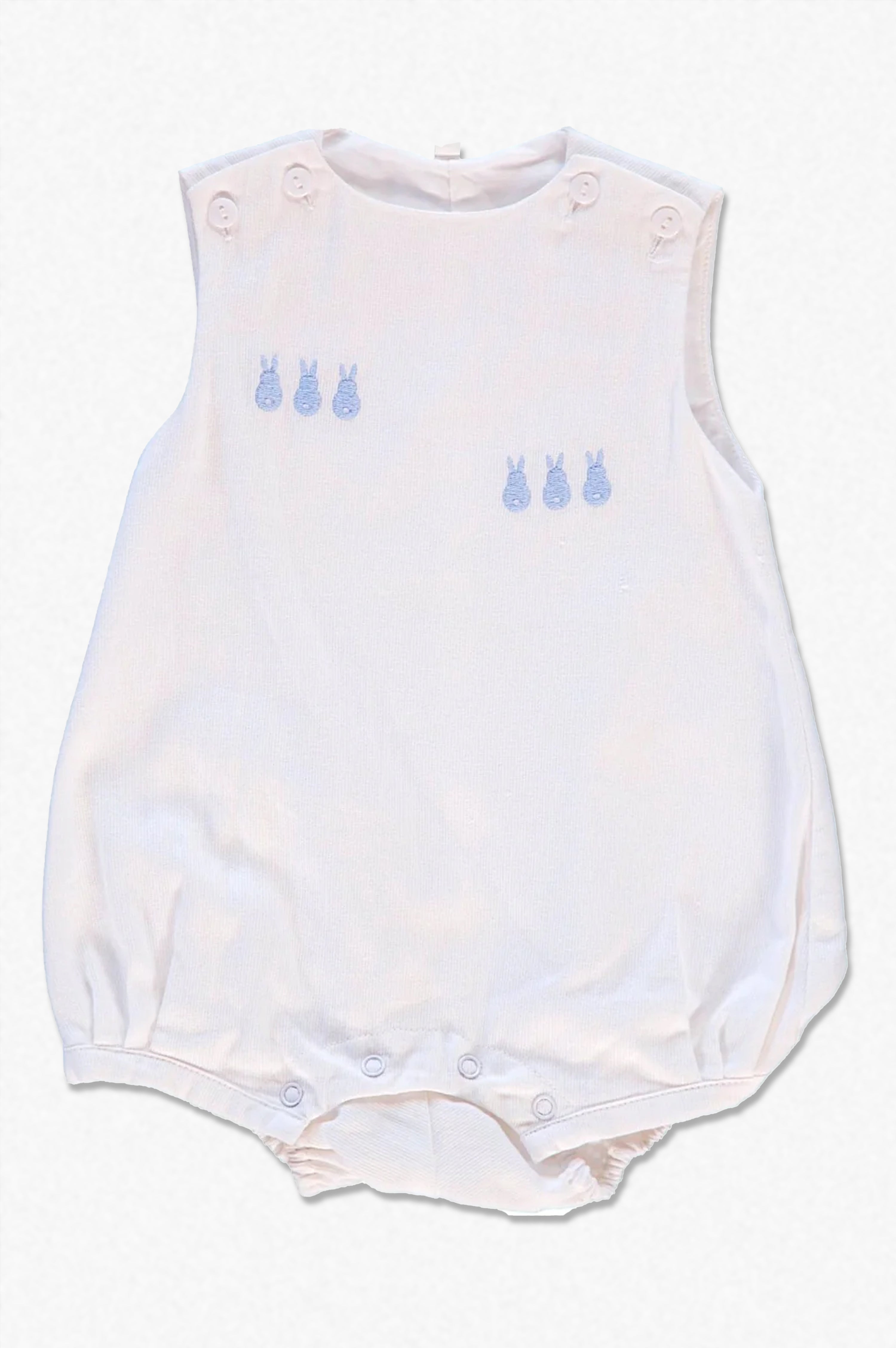 20014-Easter Shadow Bubble Romper with Bonnet