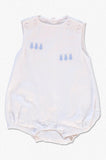 Easter Shadow Bubble Romper with Bonnet