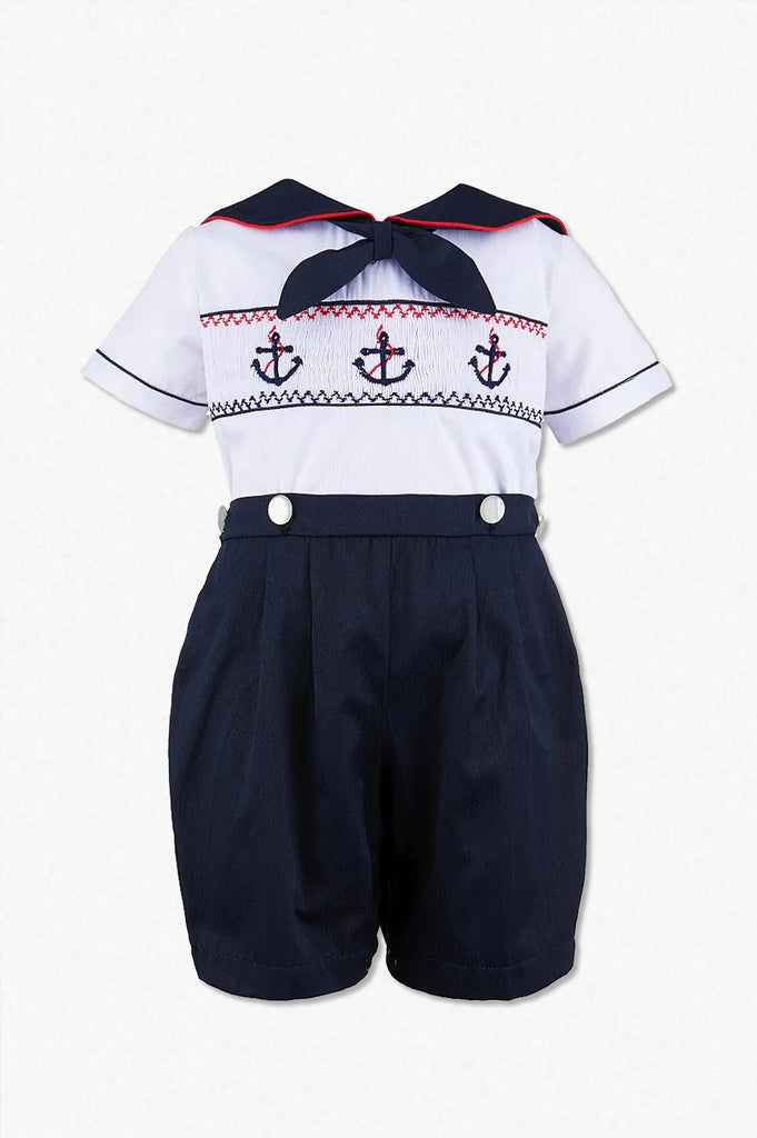 Wholesale Smocked Sailing Bobby Suit