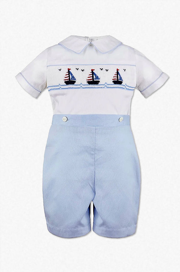 20030-Smocked Sailboats Bobby Suit