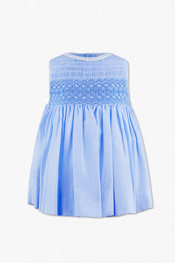 Wholesale Blue Pretty Polka Dots Baby Girl Dress Wholesale Blue Pretty Polka Dots Baby Girl Dress