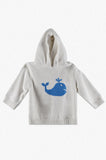 Wholesale Smocked Whale Zip Back Baby Boy Sweater