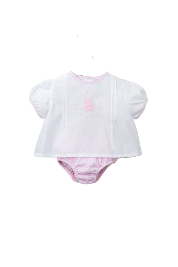 20310 Blush Bear Two-Piece Set