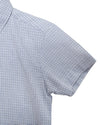 Navy Check Boys Polo Shirt