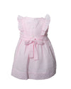 Swiss Dot Pink Baby Girl Dress