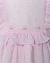 Swiss Dot Pink Toddler Girl Dress