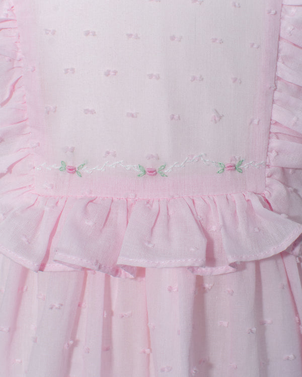 Swiss Dot Pink Toddler Girl Dress