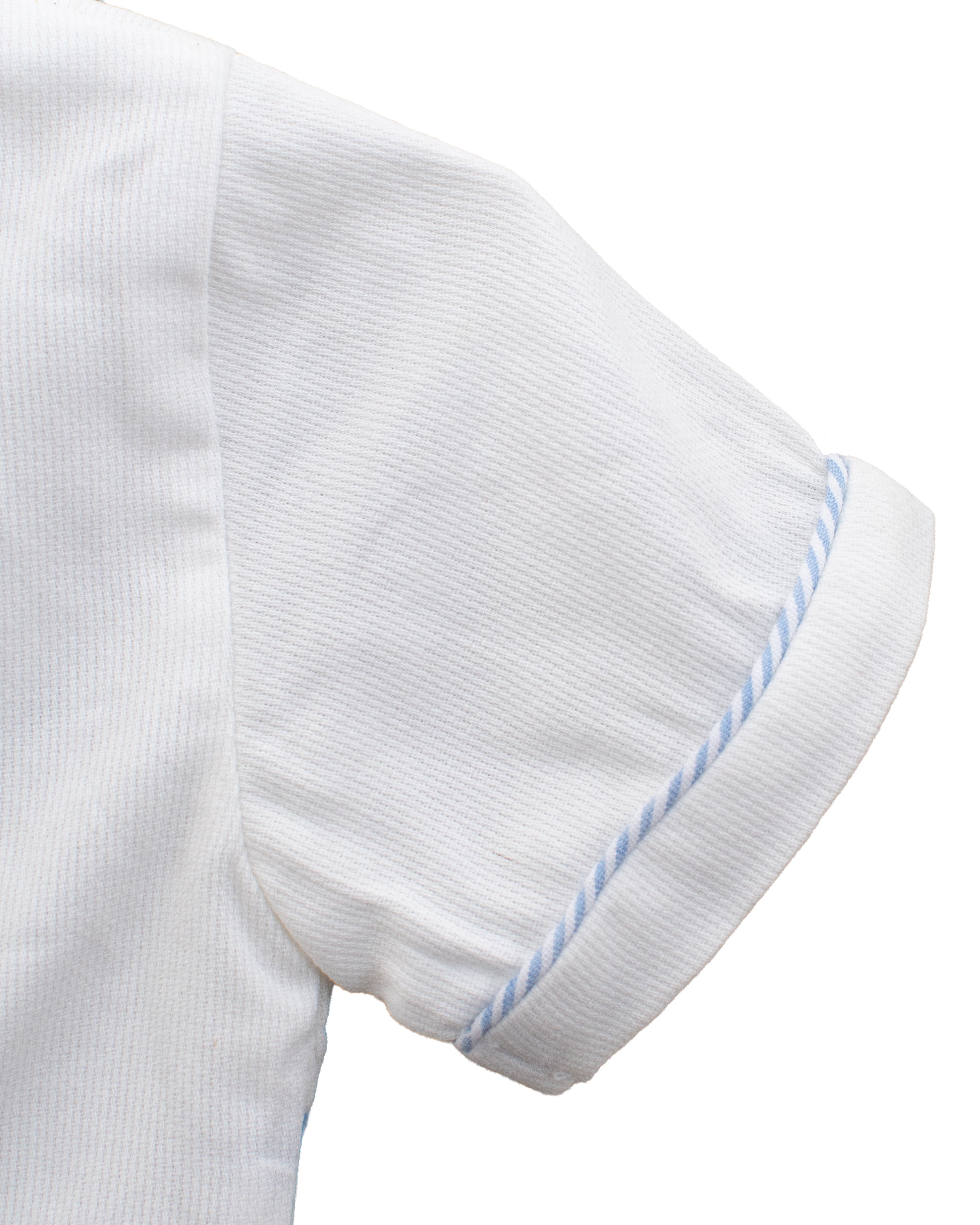 Smocked Sail Boats Bobby Suit