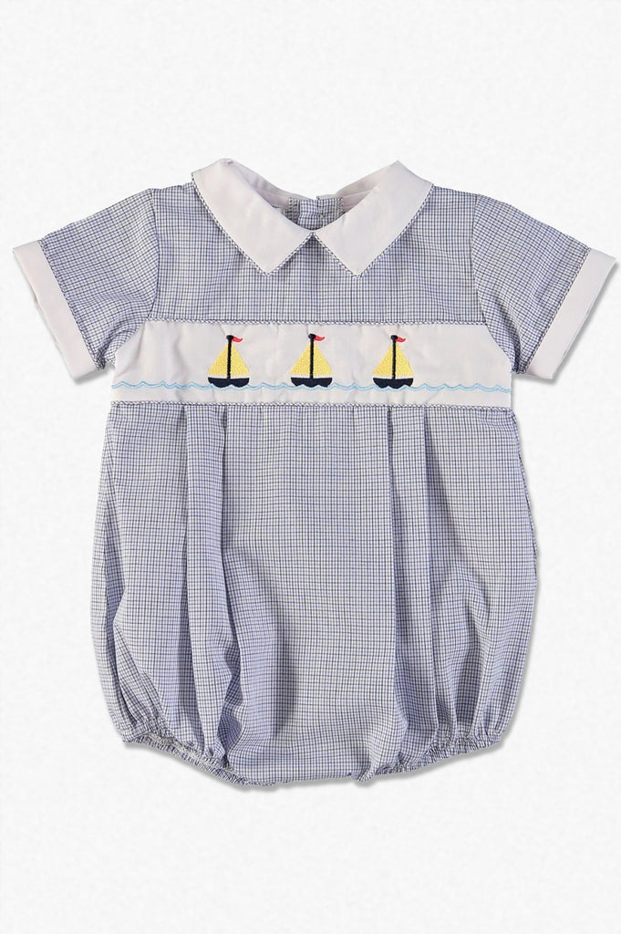 Freedom Boats Baby Boy Bubble Romper