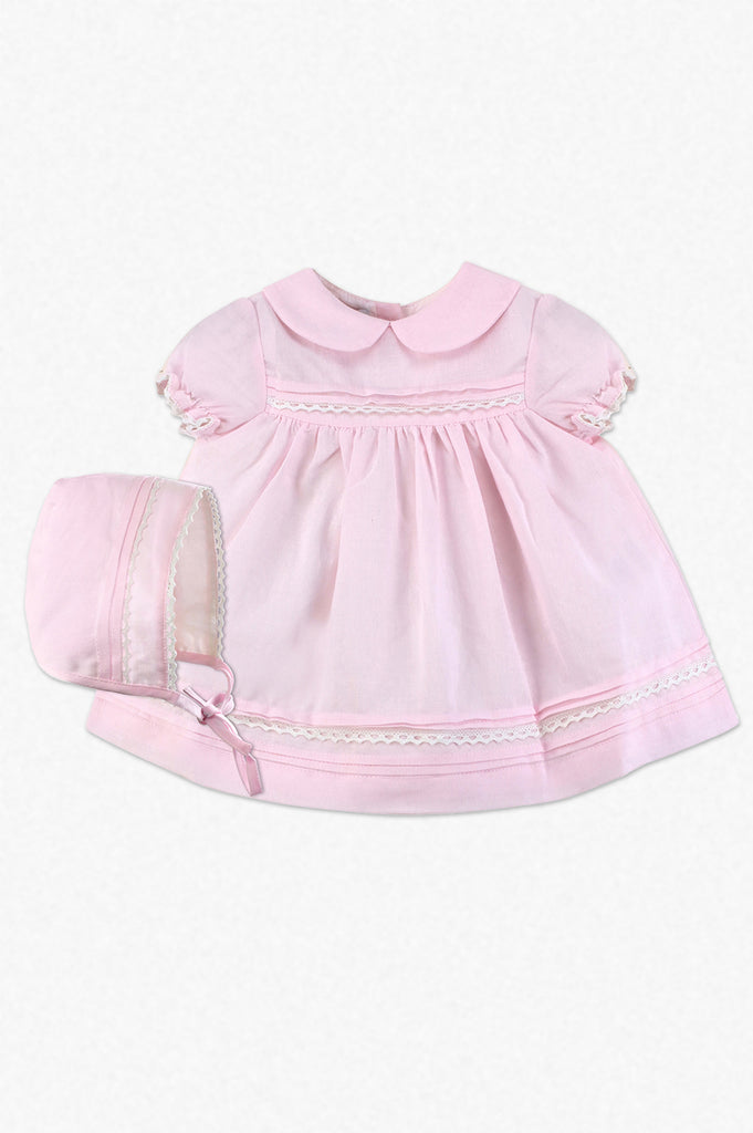 Wholesale Pink Lace Baby Girl Dress