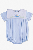 Easter Shadow Baby Boy Bubble Romper