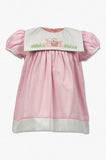 Wholesale Easter Shadow Bib Toddler Dress