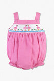 Wholesale Smocked Flamingos Baby Girl Bubble