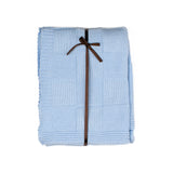 Blue Blanket Soft Cotton Knit Receiving Blanket 