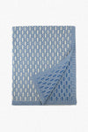 Carriage Boutique Baby B Blue Blanket 