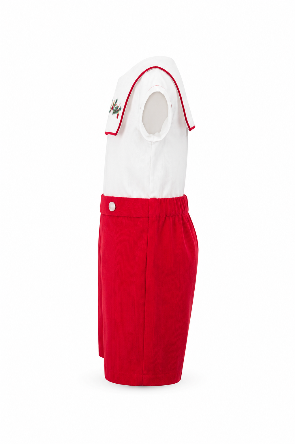 20249- Red Wooden Soldier Infant & Toddler Boy Bobbie Suit