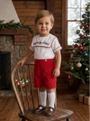 20249- Red Wooden Soldier Infant & Toddler Boy Bobbie Suit