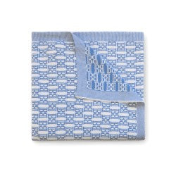 Carriage Boutique Baby B Blue Blanket